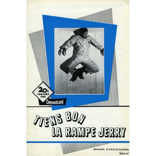 Tiens Bon La Rampe Jerry, Synopsis Dépliant, Gordon Douglas, Avec Jerry Lewis, Connie Stevens