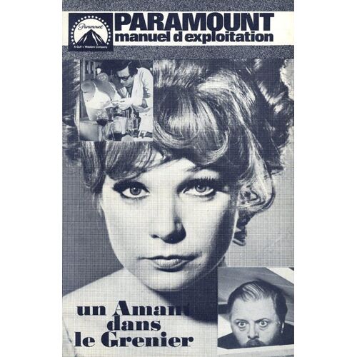 Un Amant Dans Le Grenier, Synopsis Dépliant, Joseph Mcgrath, Shirley Maclaine, Richard Attenborough