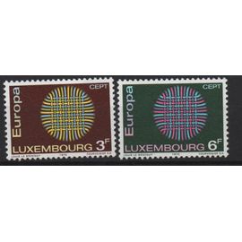 Luxembourg Timbres Europa 1970-1971-1972