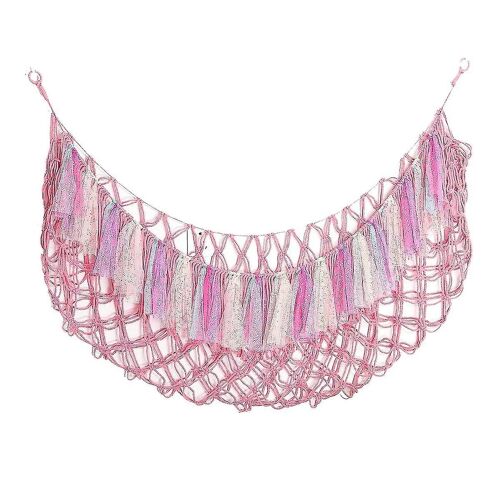 Stuffed Animal Hammock With Light Wall Mounted- Hammock Plushies Net Stuff Toy Organizer Boho Macr