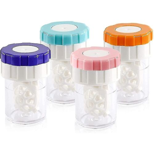 Étui Pour Lentilles De Contact 4 Pièces, Nettoyant Pour Lentilles De Contact, Étui Pour Lentilles De Nettoyage, Manual_Ll 