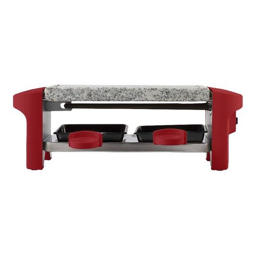 Livoo DOC156RC - Raclette/grill - 350 Watt - rouge