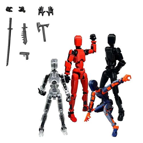Figurine D'action Imprimée Mobile 13 Articulé Robot Mannequin Saint-Valentin Cadeaux Pour Lui-Xdd