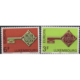 Luxembourg Timbres Europa 1968
