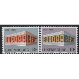 Luxembourg Timbres Europa 1969