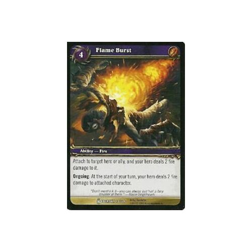 Explosion De Flammes - Icecrown 43/220 - Wow Tcg