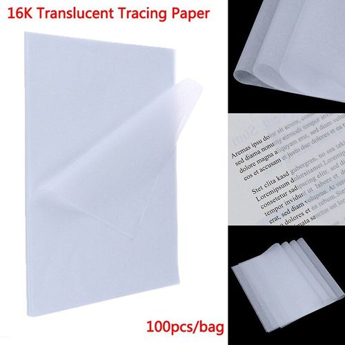 Papier De Traçage Translucide, 100 Pièces, Calligraphie Artisanale, Copie, Feuille De Dessin, Papier De Soie