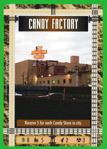 Carte - Sim City - The Card Game - Candy Factory - Vo