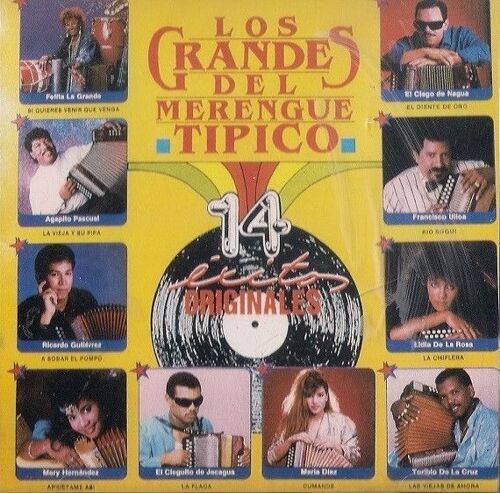 Los Grandes Del Merengue Tipico . 14 Exitos Originales _ Jose Luis Records  1993