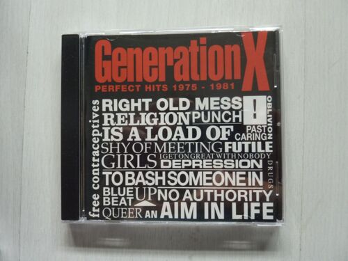 Generation X / Billy Idol Cd Perfect Hits 1975 - 1981
