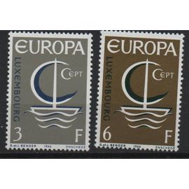 Luxembourg Timbres Europa 1966