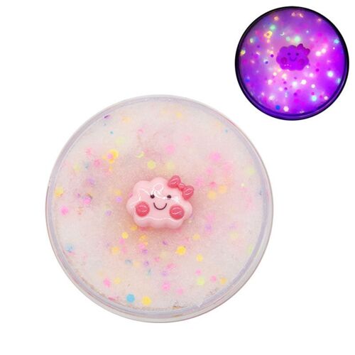 Étoile Scintillante Dans Le Noir Mousse Moelleuse Slime Argile Fournitures Boule Charmes Slime Nuage Artisanat Anti Stress Jouets Pour Enfants