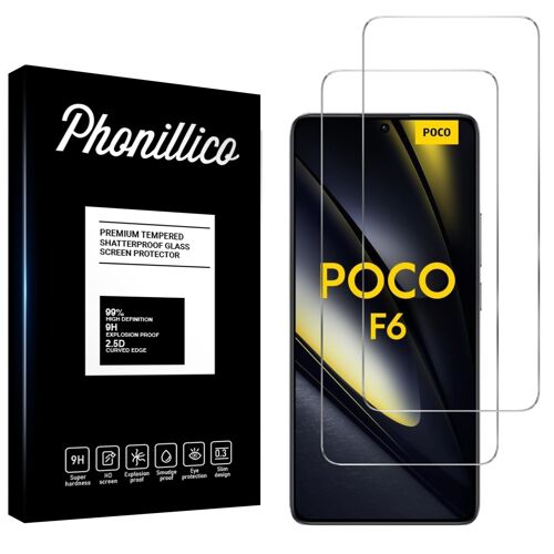 Verre Trempé Pour Xiaomi Poco F6 5g [Pack 2] Film Vitre Protection Ecran Phonillico®
