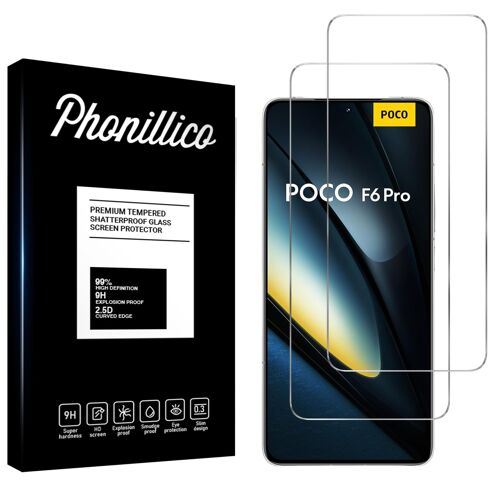 Verre Trempé Pour Xiaomi Poco F6 Pro 5g [Pack 2] Film Vitre Protection Ecran Phonillico®