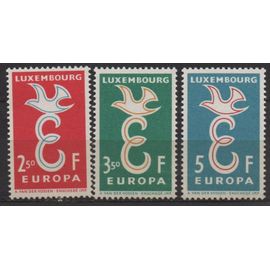 Luxembourg Timbres Europa 1958