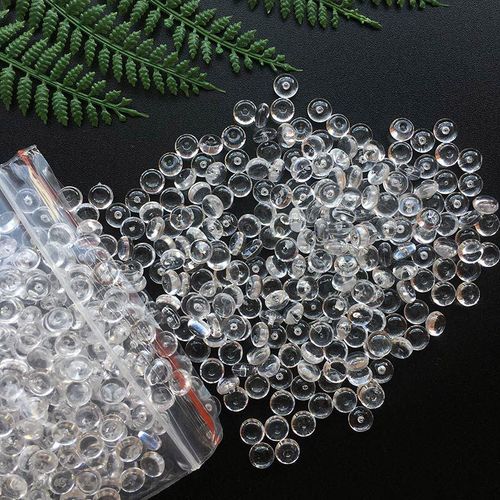 Boules de perles colorées pour jouets visqueux, 40g, petites perles pour fête artistique, décor de réservoir de poisson artisanal, fournitures de remplissage visqueux pour enfants, bricolage - blanc