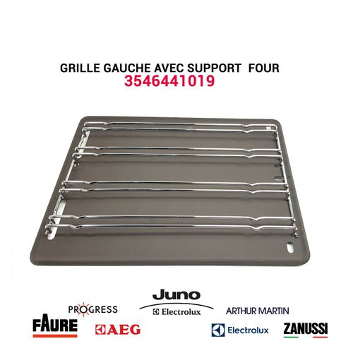 Gradin Grille gauche avec support - 3546441019 - Four ELECTROLUX FAURE ZANUSSI