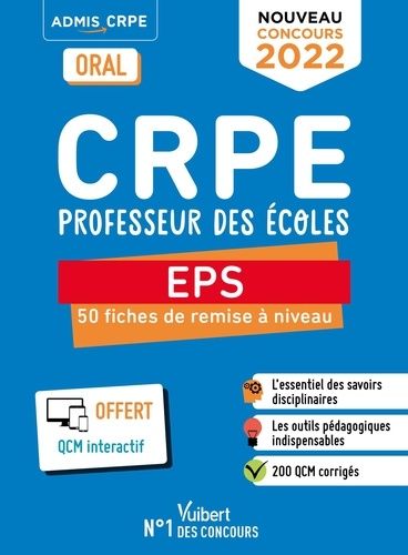 Eps Concours Professeur Des Écoles - 50 Fiches De Révision - Edition 2022-2023