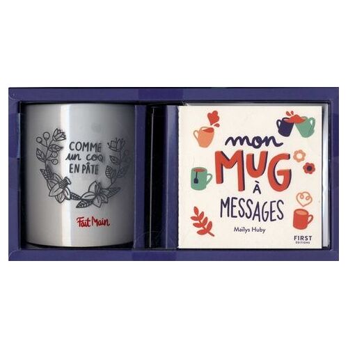 Mon Mug À Messages - Coffret Avec 1 Mug Et 1 Feutre Spécial Céramique