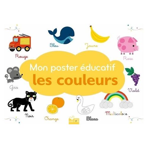 Mon Poster Éducatif Les Couleurs