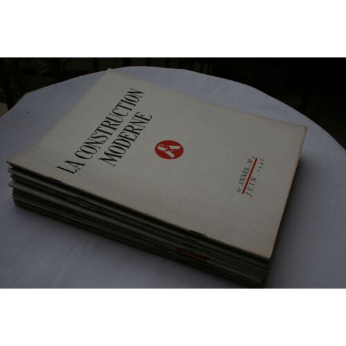 Lot De Revues "La Construction Moderne"