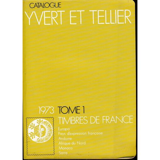 Catalogue Yvert Et Tellier Tome 1 – France 1999 – Philatélie
