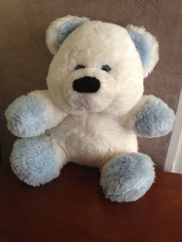 Ours Blanc Et Bleu Ciel Nounours