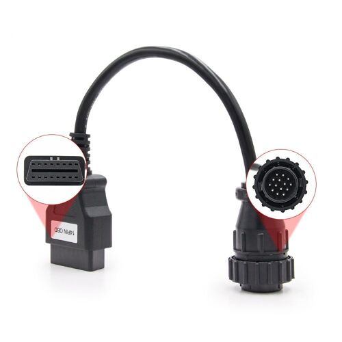 Câble Camion Pour Benz 14pin Icarsoft Cdp Ds150e Ligne De Transfert De Diagnostic