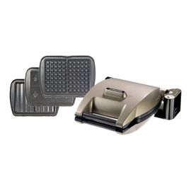 Lagrange 019622 Premium Gaufres + Gaufrettes + Croque Monsieur - Gaufrier - 1200 W