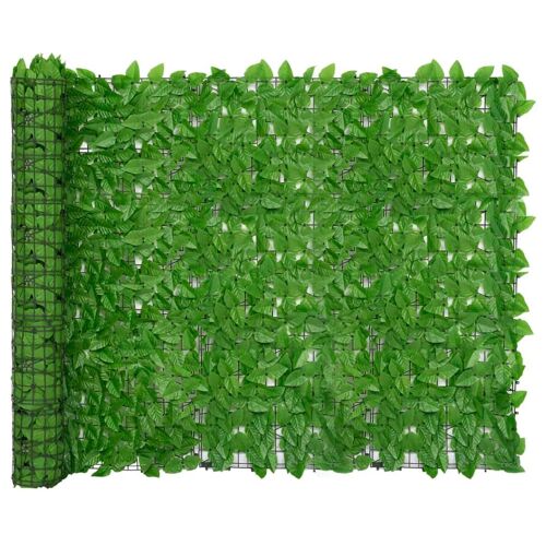 Vidaxl Écran De Balcon Avec Feuilles Vert 400x150 Cm