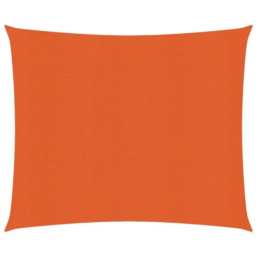 Vidaxl Voile D'ombrage 160 G/M² Carré Orange 4x4 M Pehd