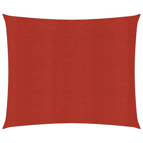 Vidaxl Voile D'ombrage 160 G/M² Rouge 3x3 M Pehd