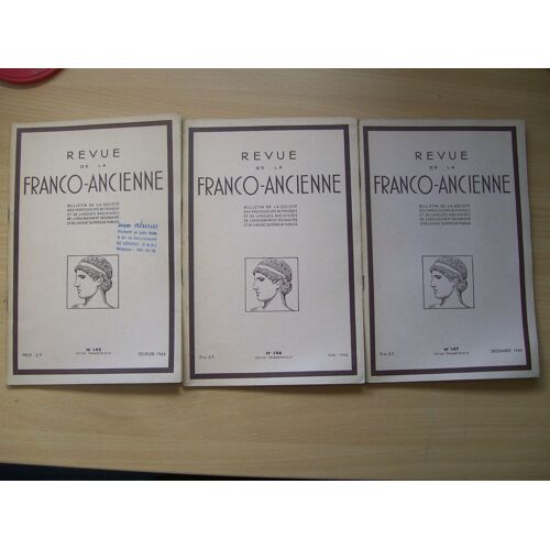 Lot De 3 Revue De La Franco Ancienne De 1964
