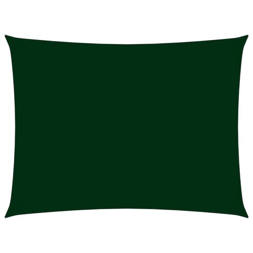 Vidaxl Voile De Parasol Tissu Oxford Rectangulaire 2,5x4,5m Vert Foncé