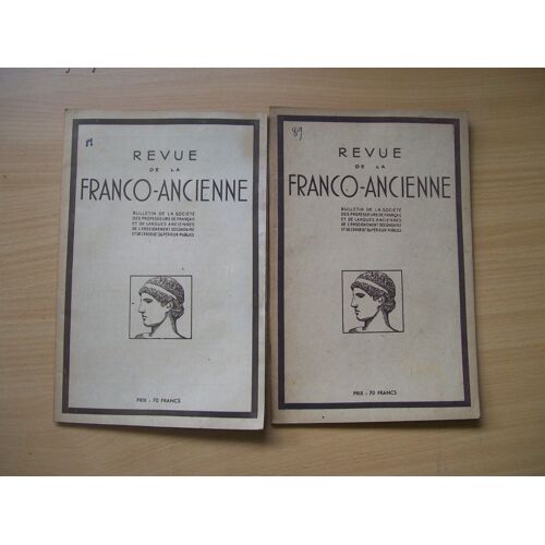 Lot De 2 Revue De La Franco Ancienne De 1948/1949