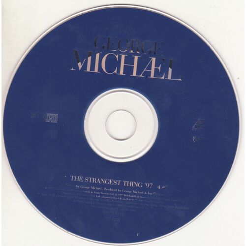 George Michael Cd Maxi Monotitre The Strangest Thing '97 4'40 U.K. Only Vscdj 1663