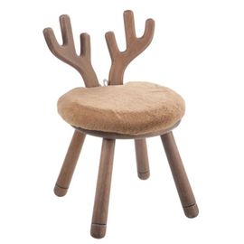 Paris Prix - Chaise Enfant Design "Oreille Cerf" 56cm Naturel