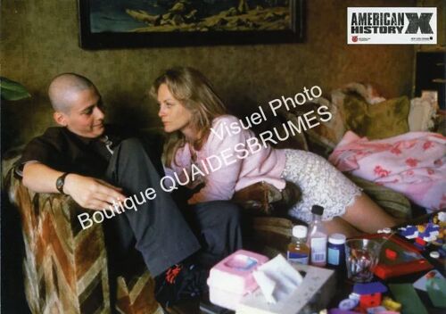 American History X : Photo D'exploitation Cinématographique - Format 21x29,5 Cm - De Tony Kaye Avec Edward Norton, Edward Furlong, Elliott Gould, Stacy Keach, Beverly D'angelo - 1998