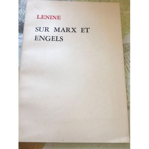 Lénine Sur Marx Et Engels
