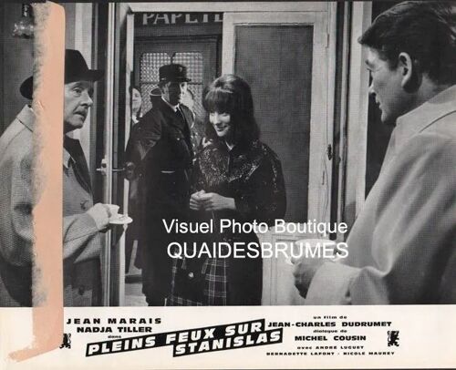Pleins Feux Sur Stanislas: Jeux A & B De 18 Photos D'exploitation Cinématographique - Format: 24x30 Cm - De Jean-Charles Dudrumet, Avec Jean Marais, Nadja Tiller, André Luguet, Bernadette Lafont -1965