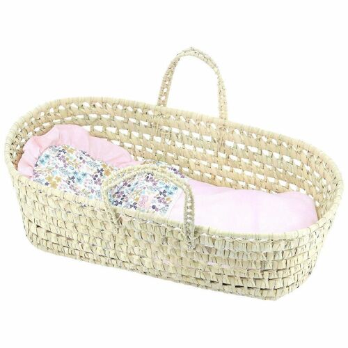 Petitcollin Sac En Osier Portable (Pour Poupée Jusqu'à 50 Cm)