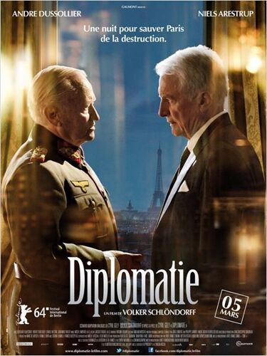Diplomatie - 2014 - André Dussollier - Affiche Cinema Originale
