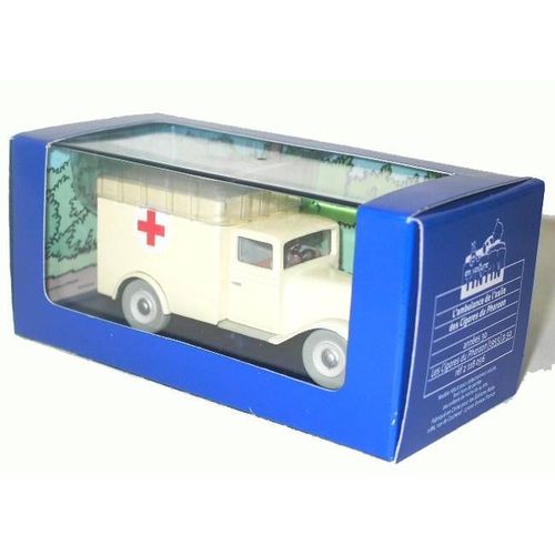 En Voiture Tintin : L'ambulance De L'asile Des " Cigares Du Pharaon "