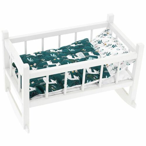 Petitcollin Berceau Blanc (Pour Poupée Jusqu'à 40 Cm)