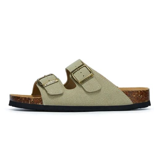 Chaussures Cosmagicpantoufles D'été En Liège Pour Femmeschaussures De Plage Décontractées Double Structureen Cuir Nuso K Enfiler