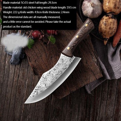 Couteau De Boucher Pro Forgé En Inox