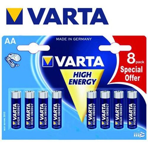 Pack de 8 Piles VARTA LR6
