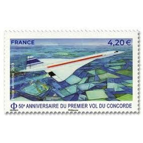 Cinquantenaire Du Premier Vol De Concorde Année 2019 Poste Aérienne N° 83 Yvert Et Tellier Luxe