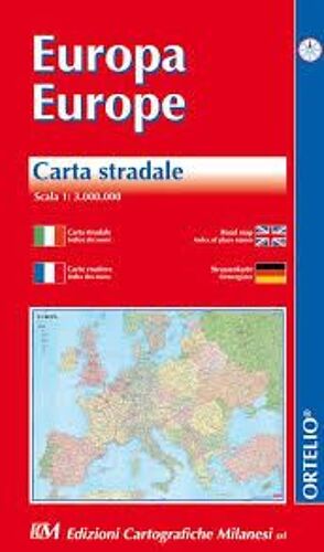 Europa E Bacino Del Mediterraneo - Grandi Carte Stradali - 1 : 3.500. 000