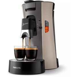 Philips Senseo Select CSA240 - Machine à café - 1 bar - nougat et gris cachemire